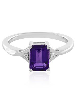 Amethyst-Silberring