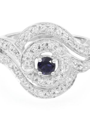 Ceylon-Iolith-Silberring
