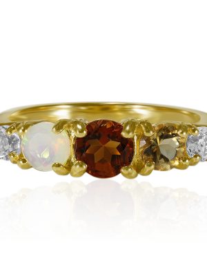 Edelstein-Silberring