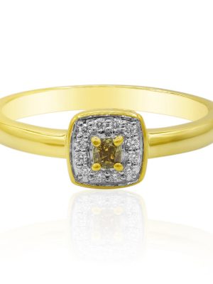 Gelber I3 Argyle-Diamant-Goldring (Mark Tremonti)