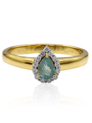 Grandidierit-Goldring (AMAYANI)