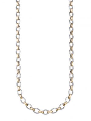 Halskette in Platin950/Gelbgold 750 Diemer Silberfarben