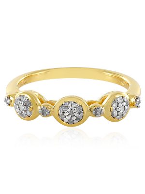 I2 (I) Diamant-Silberring