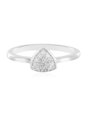 I2 (I) Diamant-Silberring