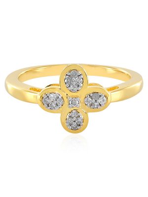I2 (I) Diamant-Silberring