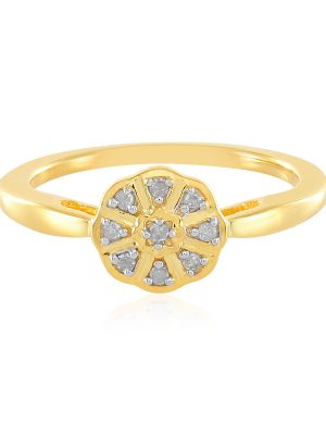 I2 (I) Diamant-Silberring
