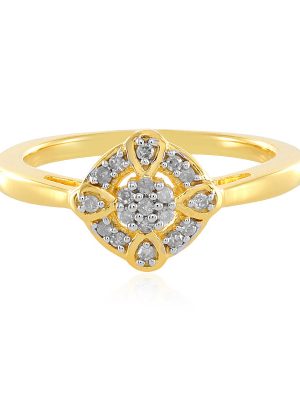 I2 (I) Diamant-Silberring