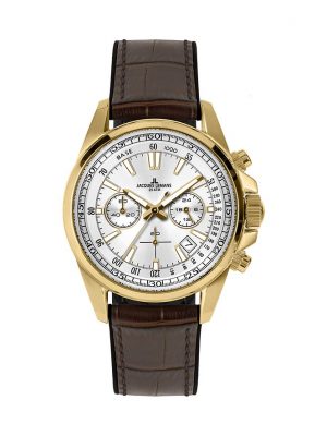 Jacques Lemans Chronograph Sport 1-2117F Edelstahl