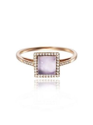 Julie Julsen Ring - 56 585 Gold, Brillant, Diamant, Edelstein roségold