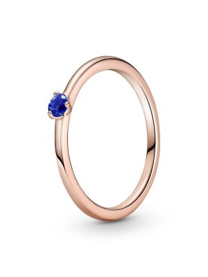 Pandora Ring - 189259C04 Metall, Zirkonia blau