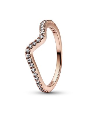 Pandora Ring - 50 925 Silber vergoldet, Zirkonia roségold