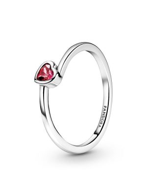 Pandora Ring - 60 925 Silber, Zirkonia rot