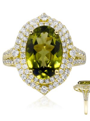 Peridot-Goldring (AMAYANI)