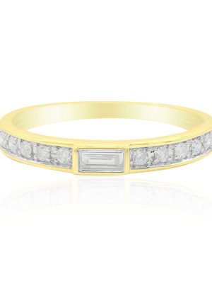 SI1 (G) Diamant-Goldring (Annette)