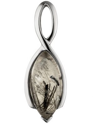 SIGO Anhänger 925 Sterling Silber mit Turmalinquarz