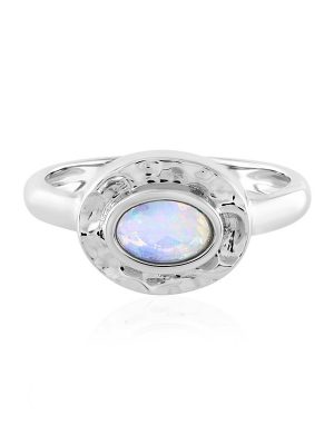 Welo-Opal-Silberring (MONOSONO COLLECTION)