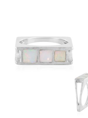 Welo-Opal-Silberring (MONOSONO COLLECTION)