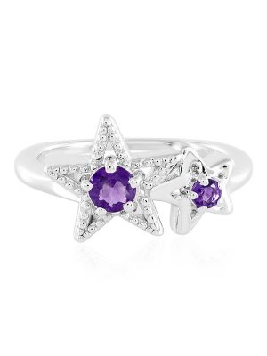 Amethyst-Silberring