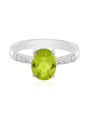 Arizona-Peridot-Silberring