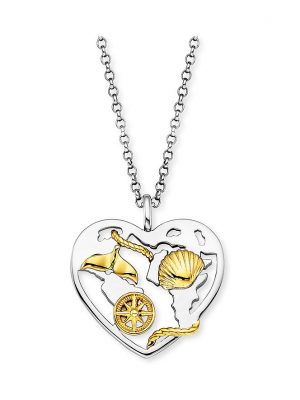 Engelsrufer Kette ERN-ALOHAHEART-BIG 925er Silber
