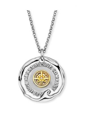 Engelsrufer Kette ERN-TALISMAN-WAVE-BI 925er Silber