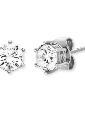 Engelsrufer Ohrstecker - ERE-SHINY-ZI-ST-6 925 Silber, Zirkonia silber