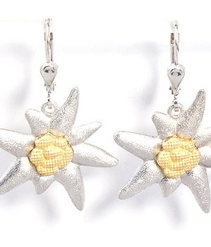Goettgen Ohrringe Edelweiss 925 Silber