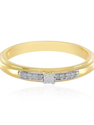 I3 (J) Brillant-Silberring