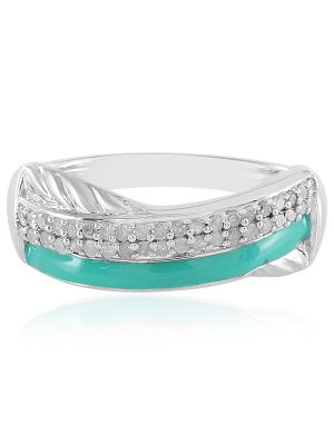 I3 (J) Diamant-Silberring