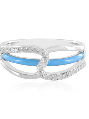 I3 (J) Diamant-Silberring