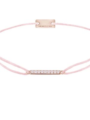 Momentoss Filo Armband - 21204537 925 Silber, Textil rosa