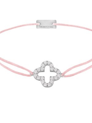 Momentoss Filo Armband - 21204659 925 Silber, Textil rosa