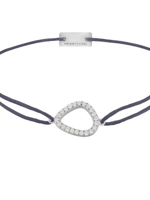 Momentoss Filo Armband - 21204742 925 Silber, Textil grau