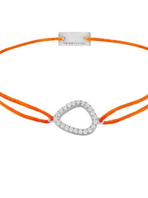 Momentoss Filo Armband - 21204757 925 Silber, Textil orange