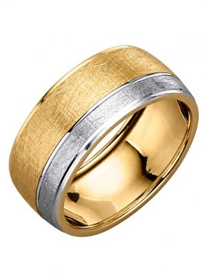 Partnerring in Gelbgold Bicolor