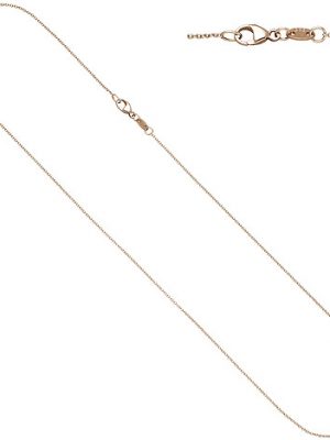 SIGO Ankerkette rund 585 Gold Rotgold 1,0 mm 40 cm Kette Halskette Rotgoldkette