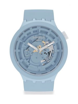 Swatch Herrenuhr Bioceramic SB03N100 Kunststoff, Keramik