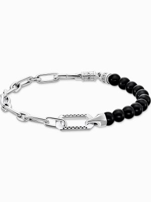 Thomas Sabo Armband - A2088-507-11-L19V 925 Silber schwarz