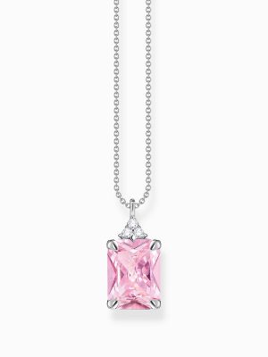 Thomas Sabo Halskette - KE2089-051-9-L45V 925 Silber, Zirkonia rosa