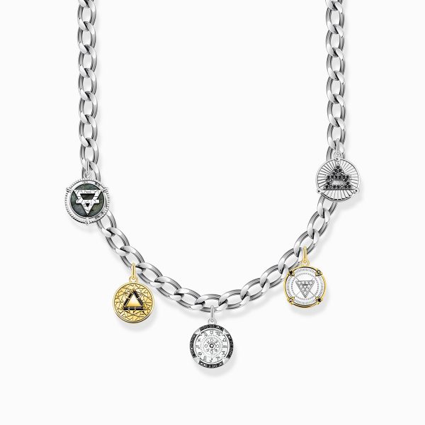 Thomas Sabo Halskette - KE2176-849-7-L50 925 Silber vergoldet bicolor