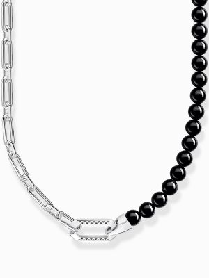 Thomas Sabo Halskette - KE2179-507-11-L55V 925 Silber schwarz