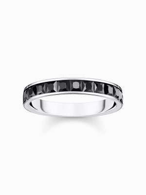 Thomas Sabo Ring - 52 925 Silber, Zirkonia schwarz