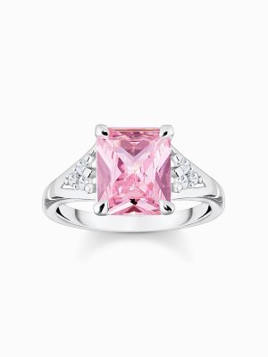 Thomas Sabo Ring - 56 925 Silber, Zirkonia rosa