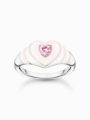 Thomas Sabo Ring - TR2435-041-9 925 Silber, Emaille silber
