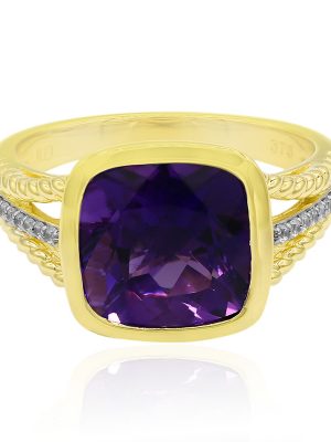 Uruguay-Amethyst-Goldring