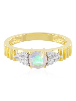 Welo-Opal-Silberring