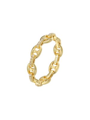 XENOX Ring - XS91418G/54 925 Silber vergoldet, Zirkonia gold