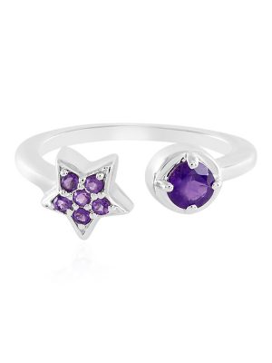 Amethyst-Silberring