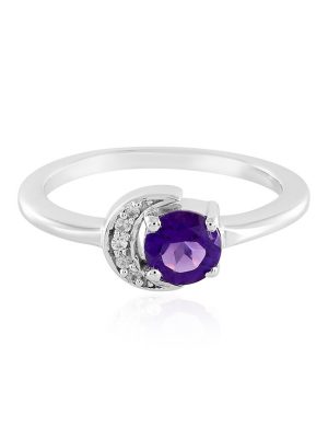 Amethyst-Silberring