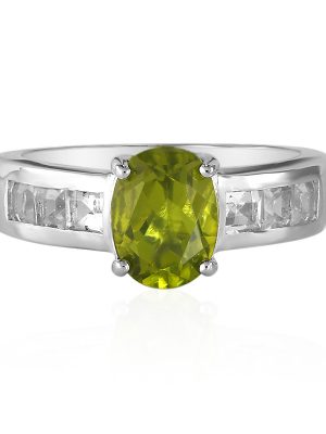 Arizona-Peridot-Silberring